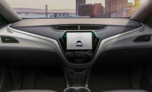 Inside automated car