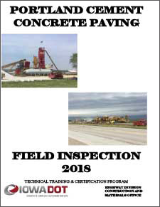 PCC Paving Field Inspection Manual