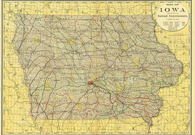 Historic Rail Map 1855