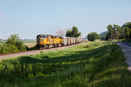 Freight rail in Iowa