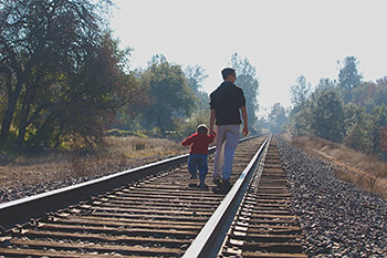 Walking rail against law