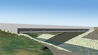 artist rendering of bridge