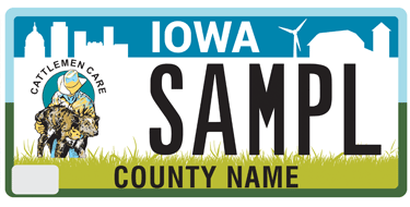 Cattlemen Care plate