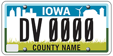 Disabled Veteran's Plate