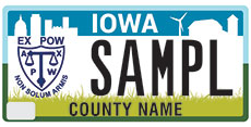  Ex-Prisoner of War License Plate