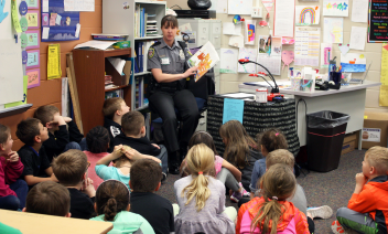 Read with an officer