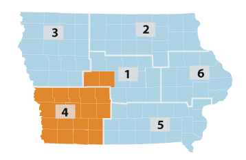 Map of District 4