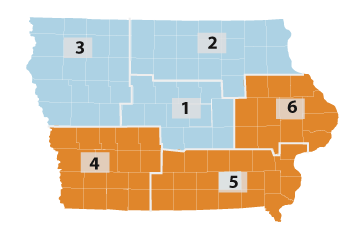 District map of 4,5,6